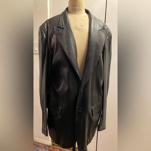 Gucci by Tom Ford leather Blazer size 54